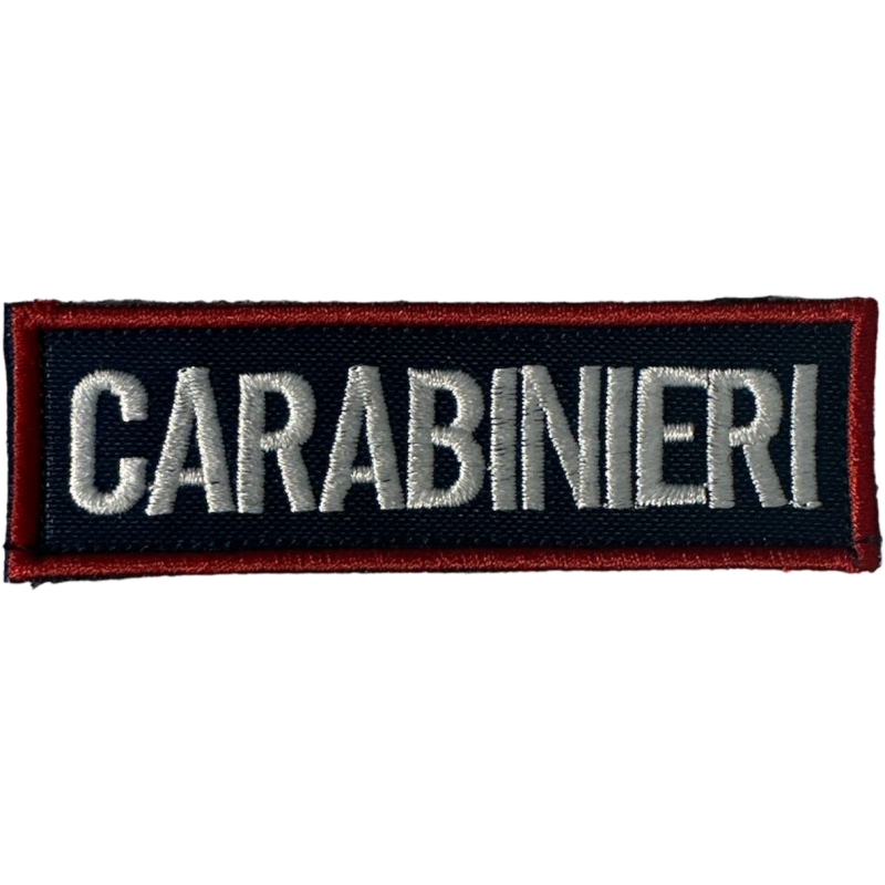 Patch Carabinieri Ricamata con Velcro