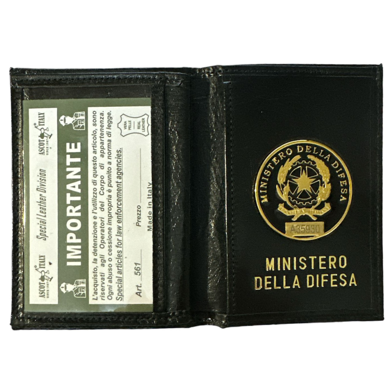 Ascot 561MD Portafoglio con Placca Ministero Difesa