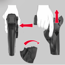 Fondina Beretta 92 CAMA DCA8 Liv.III (Mancina)