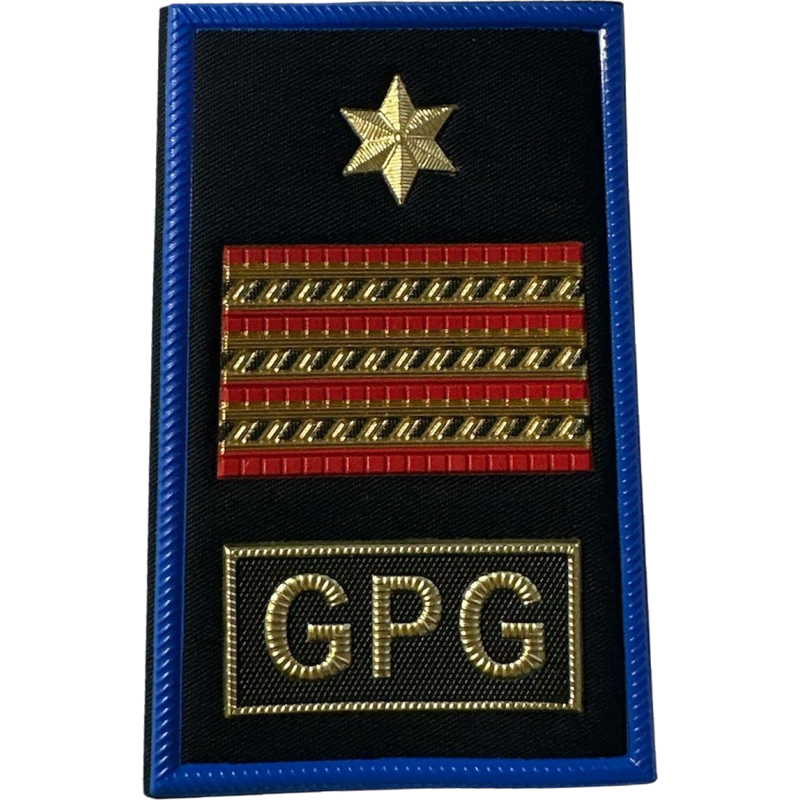 Tubolari GPG Luogotenente stella 6 punte Blu