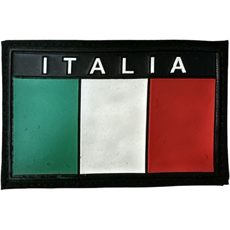 Patch Italia PVC con velcro