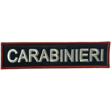 Patch Carabinieri Ricamata 12x3 cm