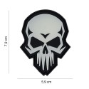 Patch Psyco Skull Glow PVC