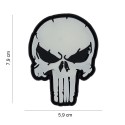 Patch Punisher Skull Glow PVC