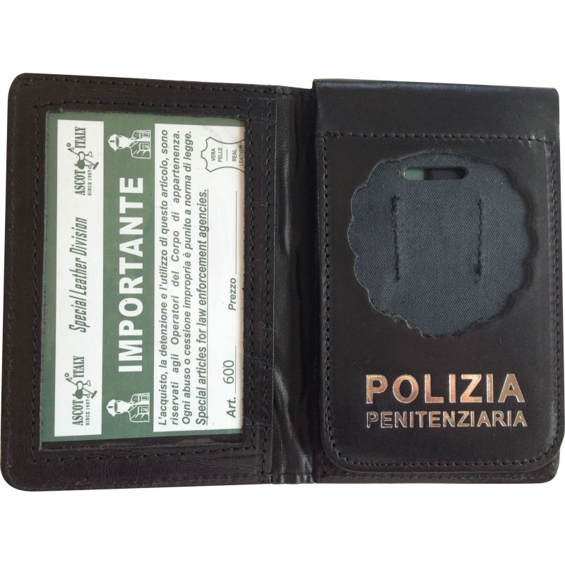Ascot 600SP Portafoglio in Pelle Polizia Penitenziaria