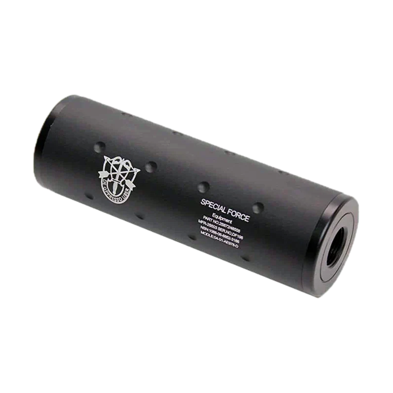 FMA Silenziatore 14mm Cw/ccw SpecialForce-Type 107mm Black