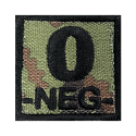 Patch Gruppo Sanguigno 0 RH Negativo | ArmySport