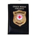 Portafogli con placca Croce Rossa Italiana