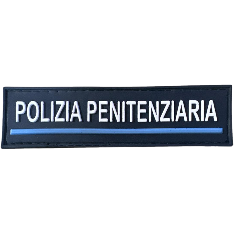 Patch PVC Polizia Penitenziaria 11x3 cm