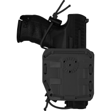 Fondina Universale Ambidestra in Polimero Gommato (Nera) vega holster