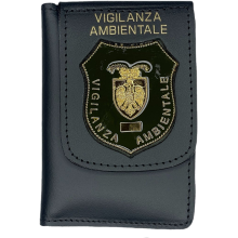 Portafoglio con placca Vigilanza Ambientale