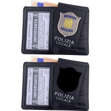 Ascot 600SP Portafoglio in Pelle Polizia Locale senza placca