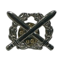 Distintivo Encomio Argento con clip