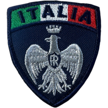 Patch Scudo Italia Penitenziaria con velcro