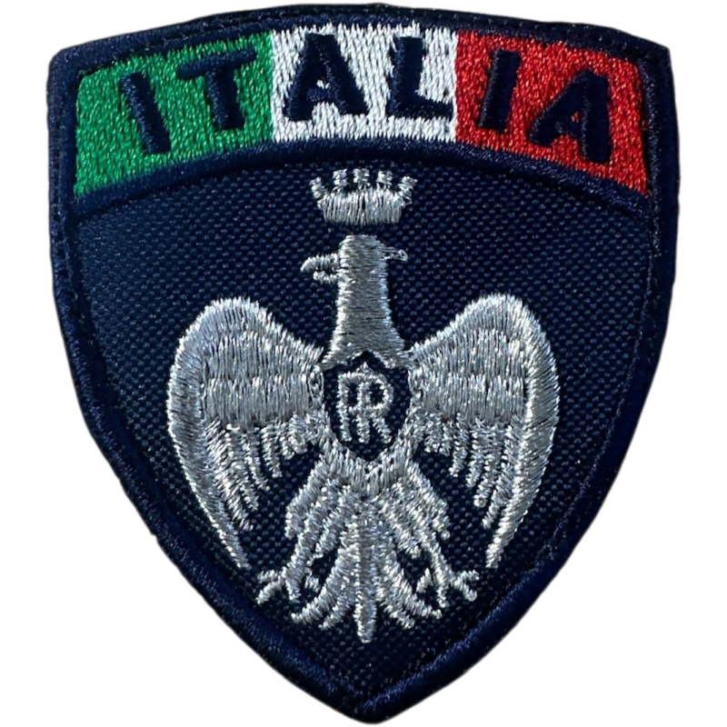 Patch Scudo Italia Penitenziaria con velcro
