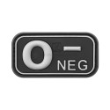Patch PVC Blood 0- (Nera)
