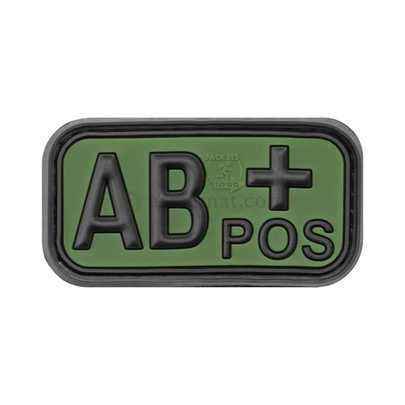 Patch PVC Blood AB+ (OD)