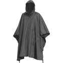 Poncho Ripstop con Occhielli (Nero)