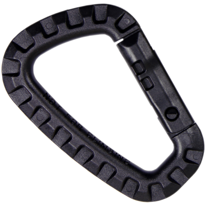 Moschettone Carabiner (Nero)