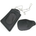 Porta Placca con catenella (Nero)