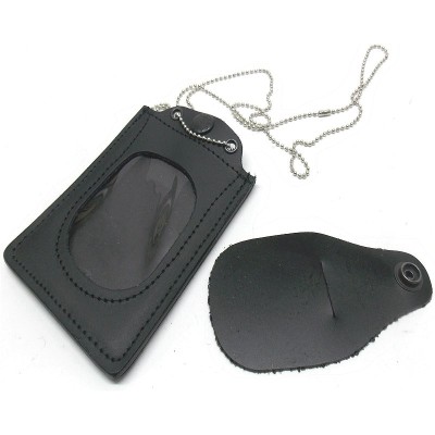 Porta Placca con catenella (Nero)