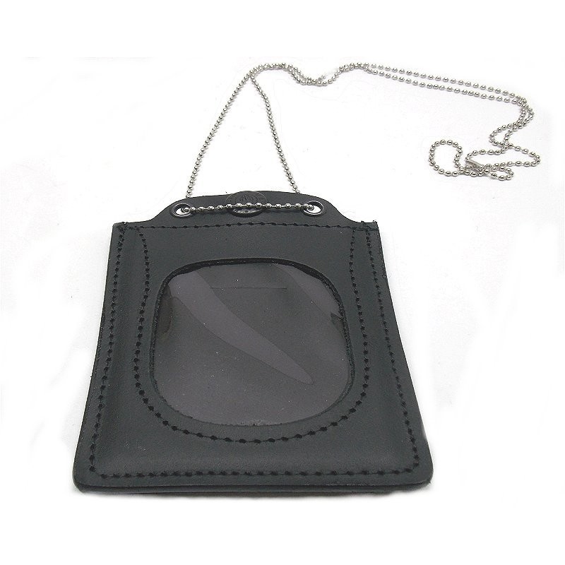 Porta Placca con catenella (Nero)