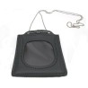Porta Placca con catenella (Nero)