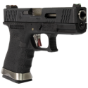 G-Force 19 Silver Barrel Metal (Nera) glock 19 we softair gas blowback