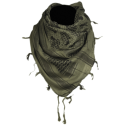 Mil-Tec Kefiah Shemag 100% Cotone Olive/Nera | ArmySport