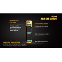 Batteria Ricaricabile 2600mAh 18650 Li-on MICRO Usb FENIX