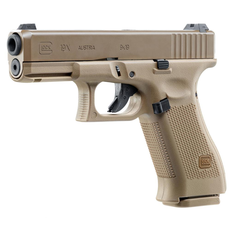 Glock 19X Real Gas Blow Back (FDE)