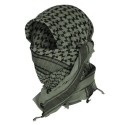 Mil-Tec Kefiah Shemag 100% Cotone Olive/Nera | ArmySport