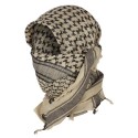 Mil-Tec Kefiah Shemag 100% Cotone Khaki/Nera | ArmySport