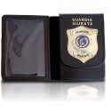 Guardia Giurata Portafoglio con Placca
