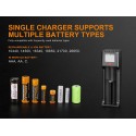 Carica batterie intelligente con Display CR123/18650/Nimh FENIX ARE-D1