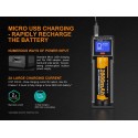 Carica batterie intelligente con Display CR123/18650/Nimh FENIX ARE-D1