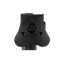 Fondina Glock 17/18/19/22 con Paddle (Nera)