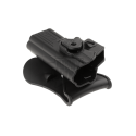 Fondina Glock 17/18/19/22 con Paddle (Nera)