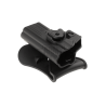 Fondina Glock 17/18/19/22 con Paddle (Nera)