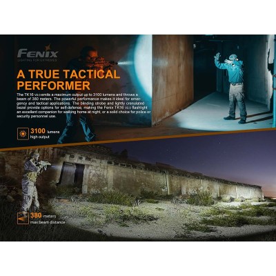 TK16 V2.0 Torcia Led 3100 Lumen FENIX