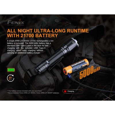 TK16 V2.0 Torcia Led 3100 Lumen FENIX