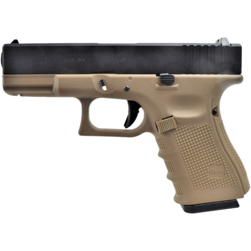G19 Gas BlowBack (Nera/Tan) WE