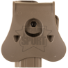 Fondina Glock 17/18/19/22 con Paddle (Coyote)