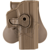 Fondina Glock 17/18/19/22 con Paddle (Coyote)