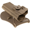 Fondina Glock 17/18/19/22 con Paddle (Coyote)