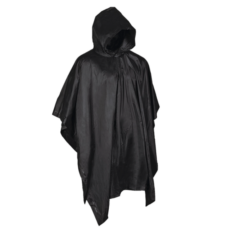 Poncho Vinyl Leggero (Nero)