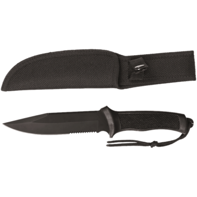 Black Combat Knife Rubber