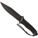 Black Combat Knife Rubber
