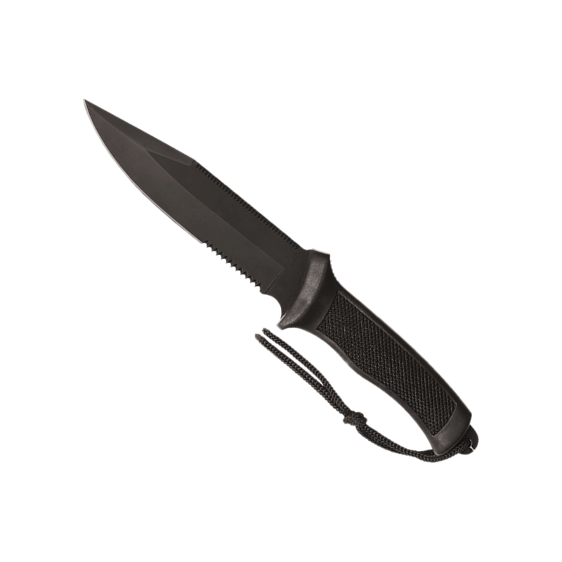Black Combat Knife Rubber