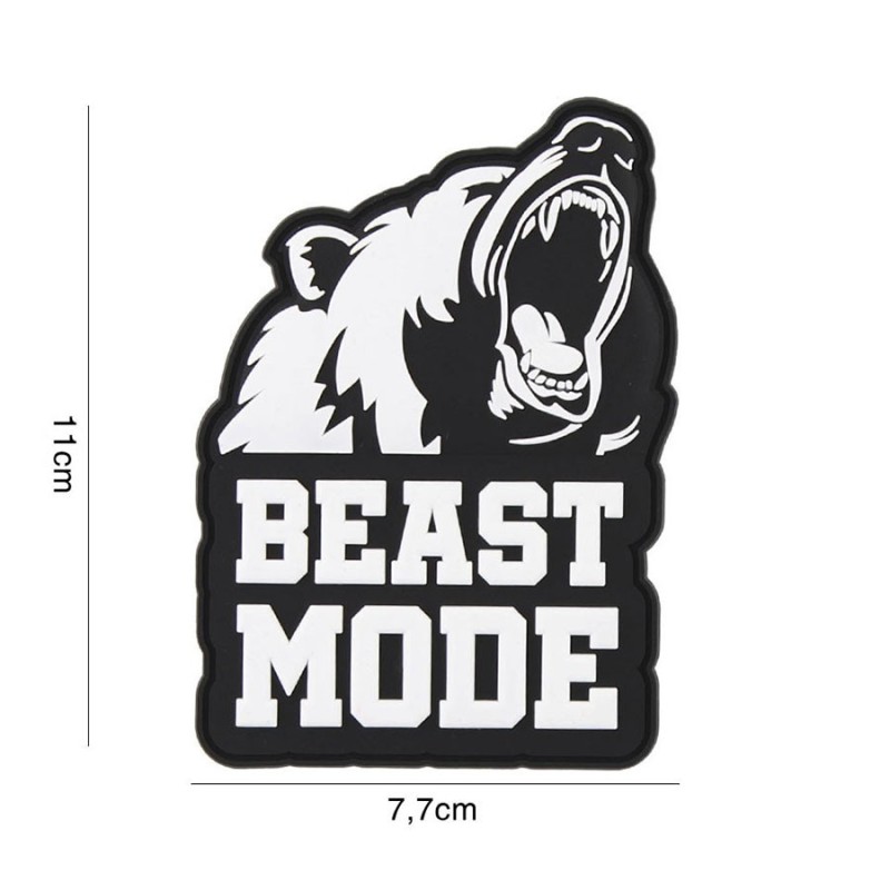 Patch PVC Beast Mode On Black